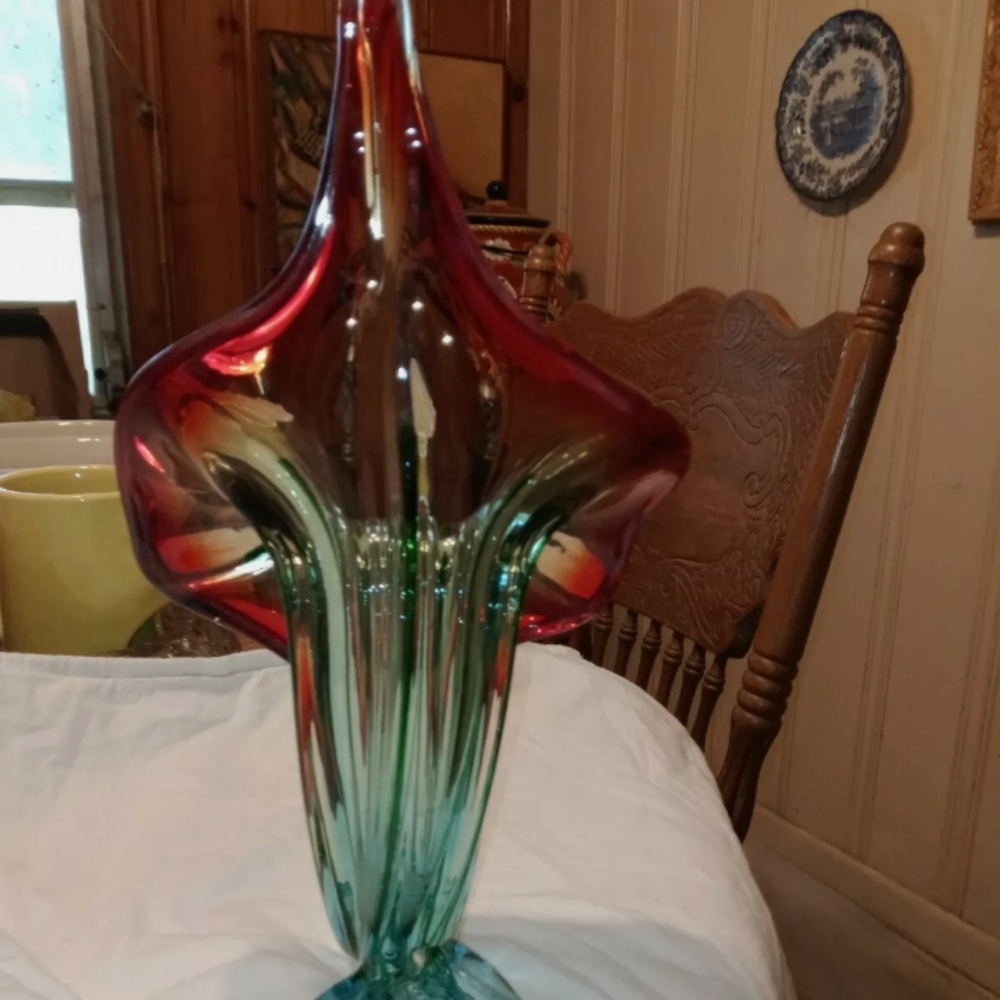 COPY - Art glass vase. Blown glass